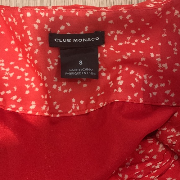 Club Monaco - red summer skirt Size 8 - Picture 3 of 5